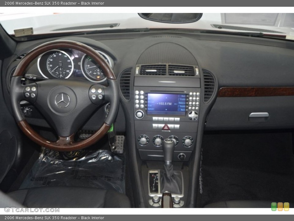 Black Interior Dashboard for the 2006 Mercedes-Benz SLK 350 Roadster #94028254