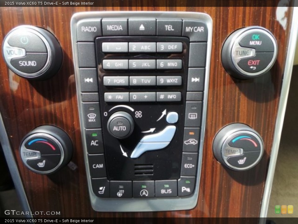 Soft Beige Interior Controls for the 2015 Volvo XC60 T5 Drive-E #94028890