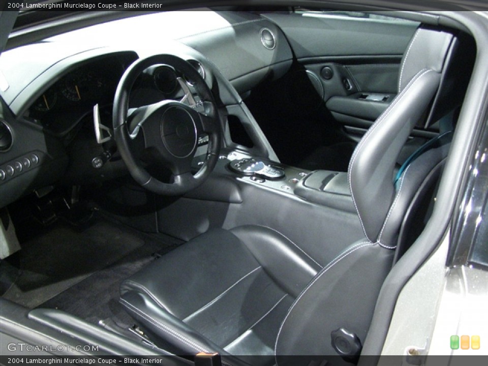 Black Interior Dashboard For The 2004 Lamborghini Murcielago