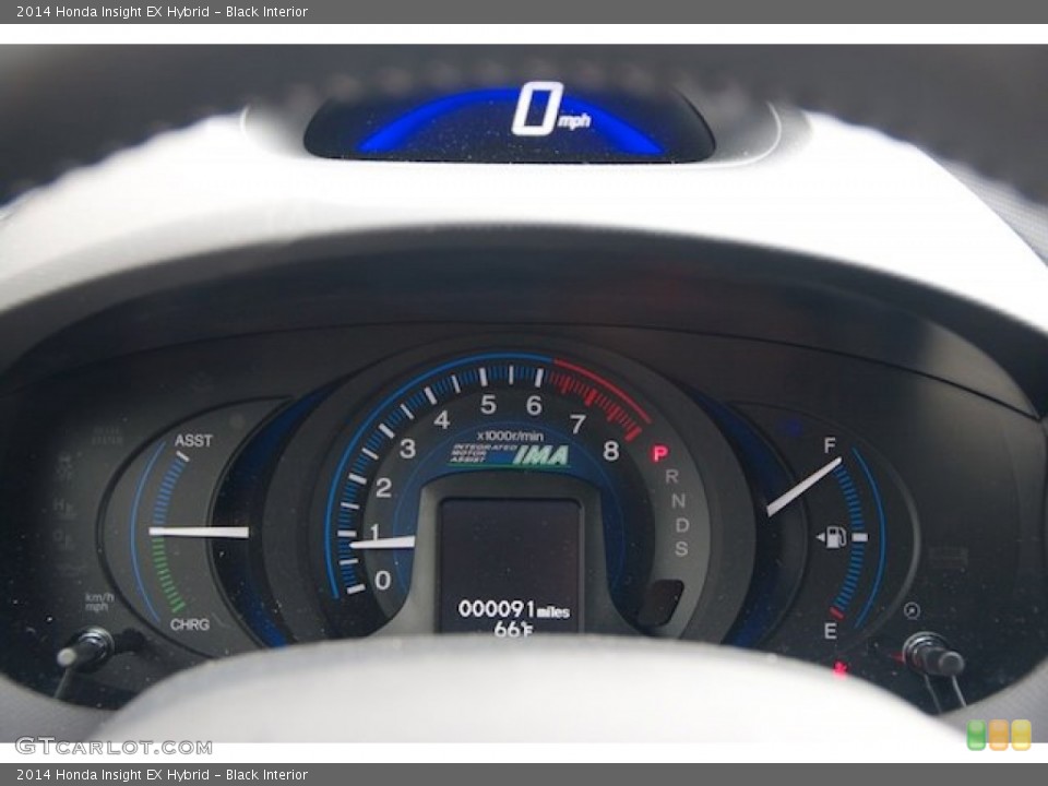 Black Interior Gauges for the 2014 Honda Insight EX Hybrid #94030222