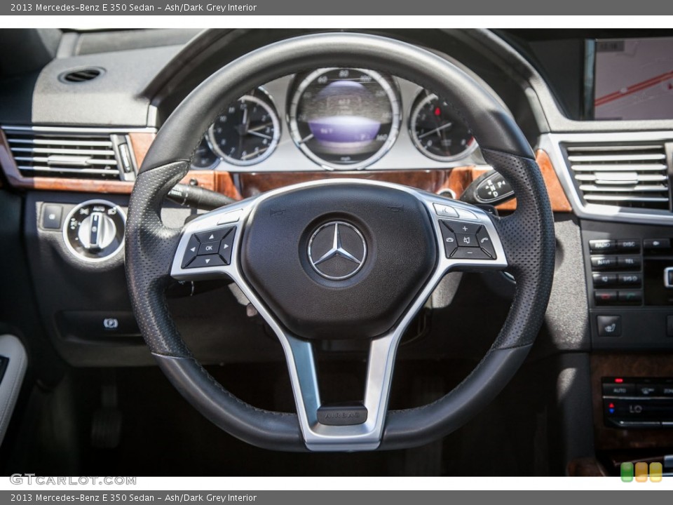 Ash/Dark Grey Interior Steering Wheel for the 2013 Mercedes-Benz E 350 Sedan #94034636