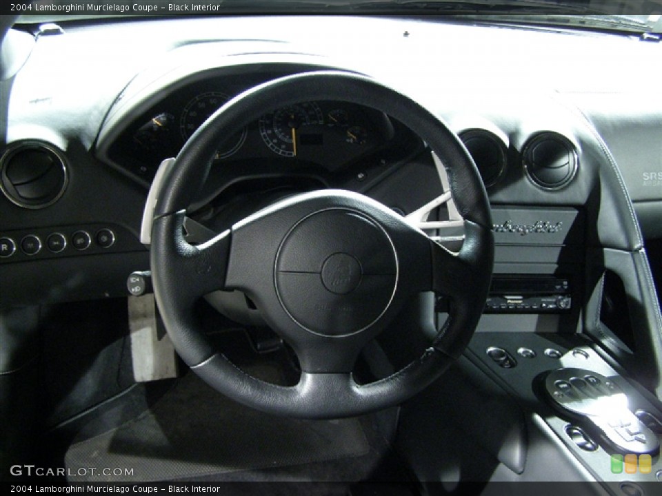 Black Interior Steering Wheel for the 2004 Lamborghini Murcielago Coupe #94035