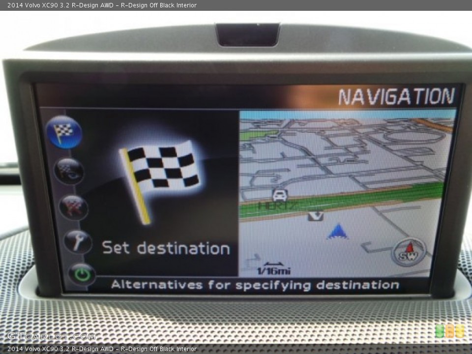 R-Design Off Black Interior Navigation for the 2014 Volvo XC90 3.2 R-Design AWD #94036474