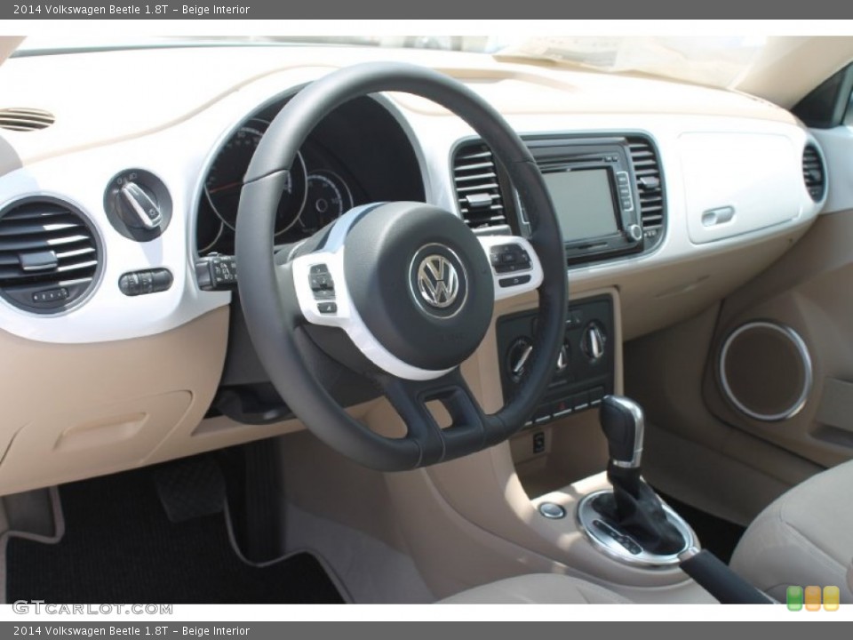 Beige Interior Dashboard for the 2014 Volkswagen Beetle 1.8T #94038649