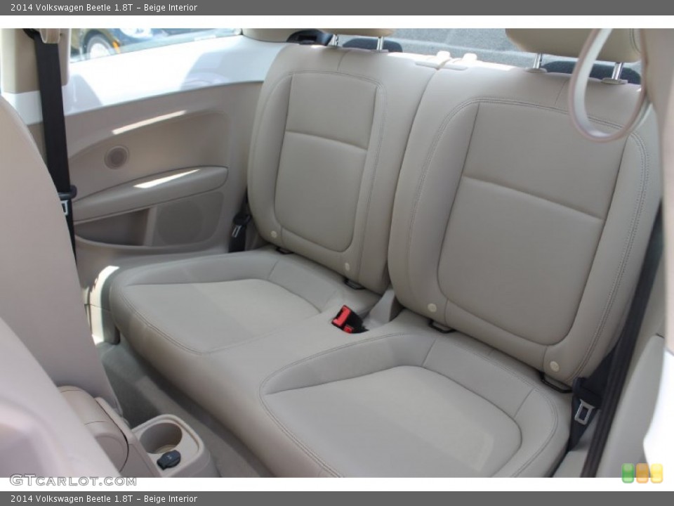 Beige Interior Rear Seat for the 2014 Volkswagen Beetle 1.8T #94038922