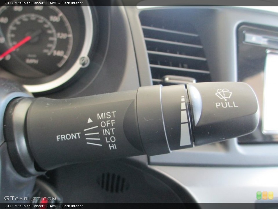 Black Interior Controls for the 2014 Mitsubishi Lancer SE AWC #94039930