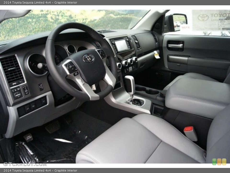 Graphite Interior Photo for the 2014 Toyota Sequoia Limited 4x4 #94040008