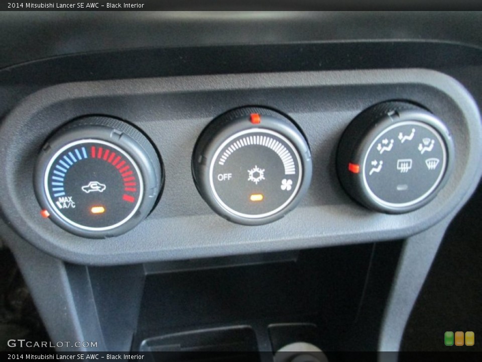 Black Interior Controls for the 2014 Mitsubishi Lancer SE AWC #94040083