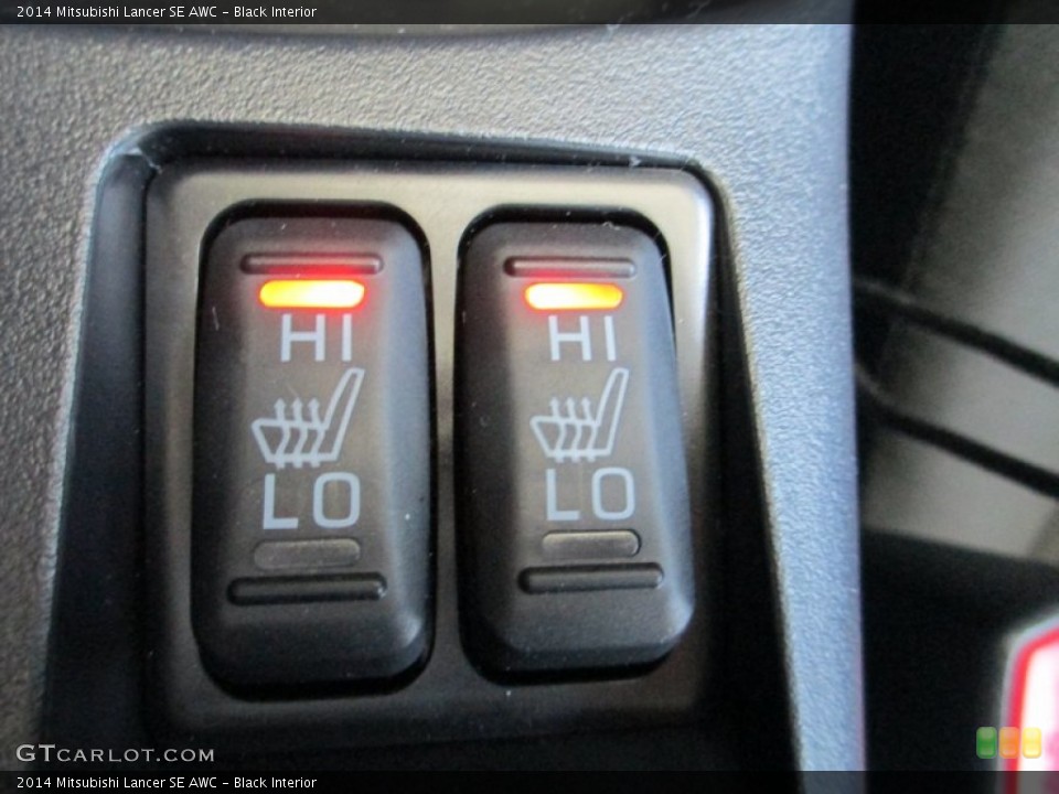 Black Interior Controls for the 2014 Mitsubishi Lancer SE AWC #94040158