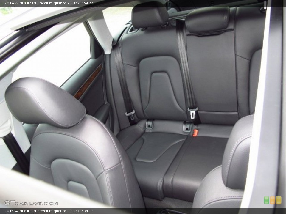 Black Interior Rear Seat for the 2014 Audi allroad Premium quattro #94041397