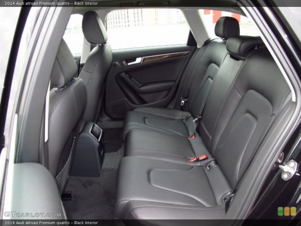 Black Interior Rear Seat for the 2014 Audi allroad Premium quattro #94041481