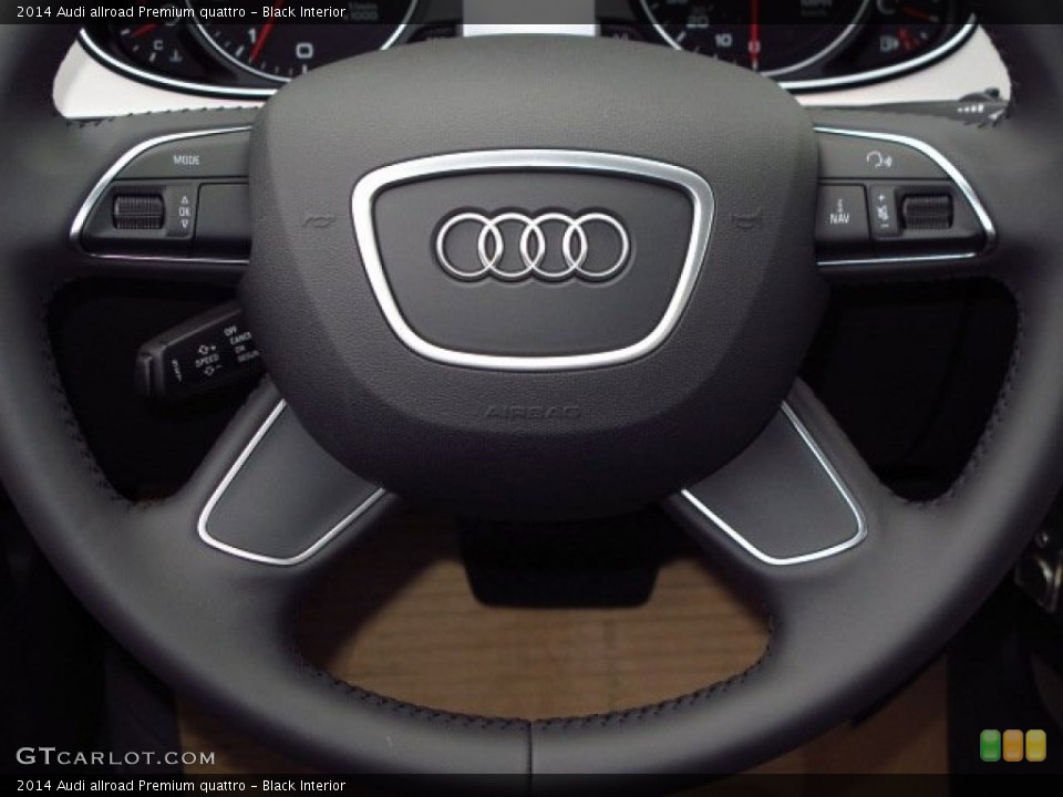 Black Interior Steering Wheel for the 2014 Audi allroad Premium quattro #94041592