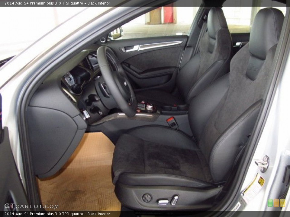 Black Interior Front Seat for the 2014 Audi S4 Premium plus 3.0 TFSI quattro #94041925