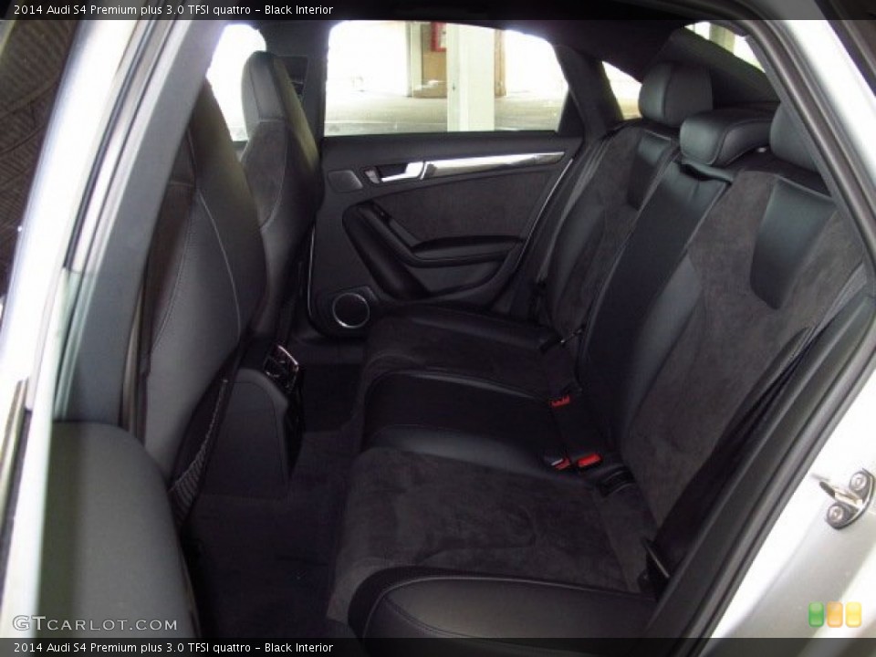 Black Interior Rear Seat for the 2014 Audi S4 Premium plus 3.0 TFSI quattro #94041970