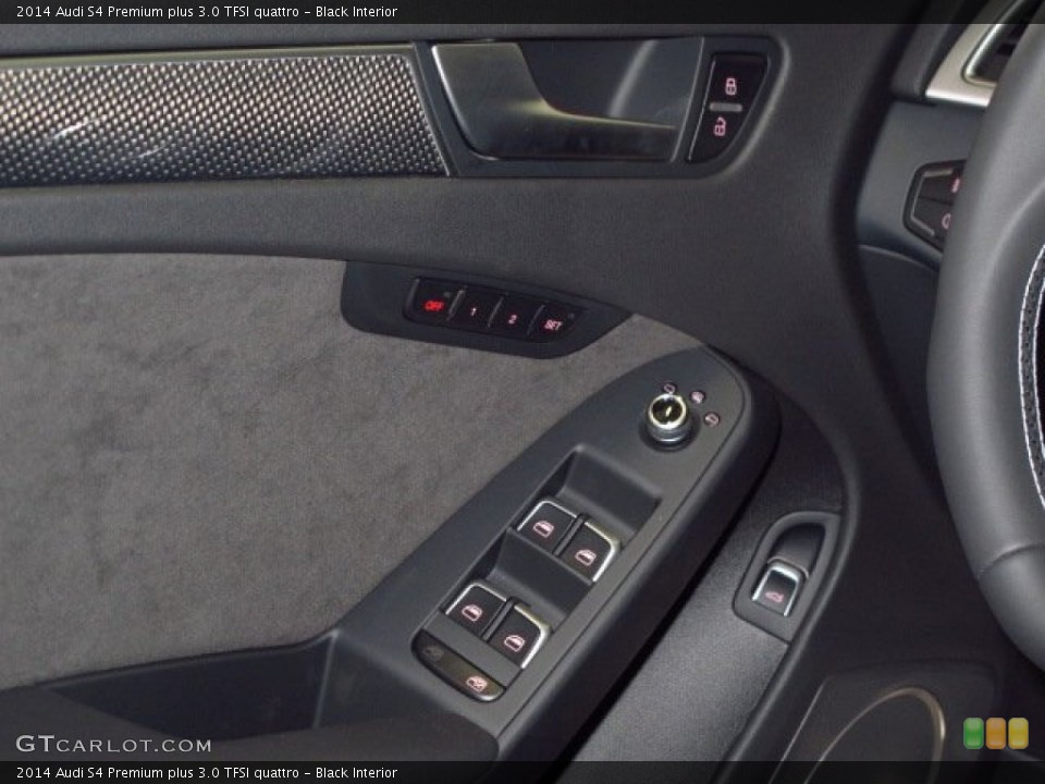 Black Interior Controls for the 2014 Audi S4 Premium plus 3.0 TFSI quattro #94042018