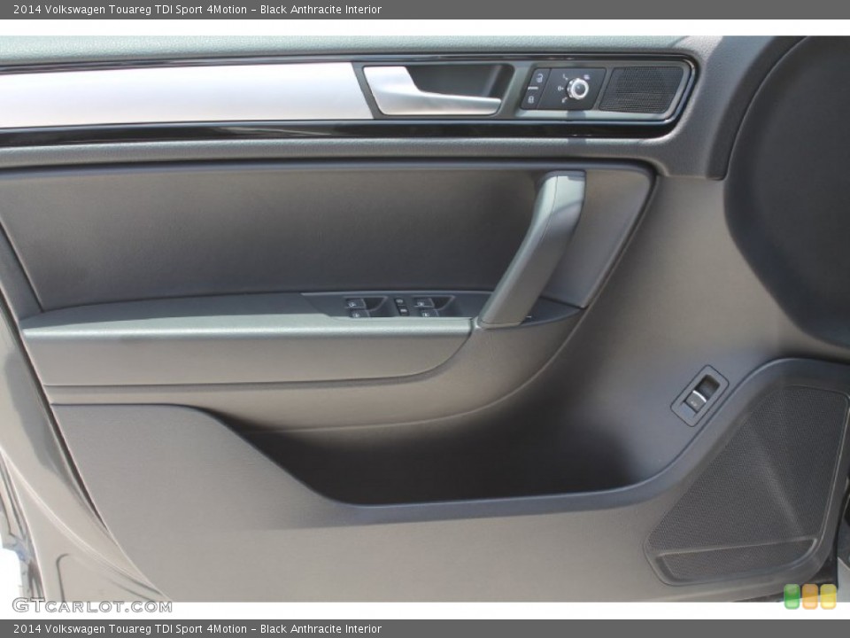 Black Anthracite Interior Door Panel for the 2014 Volkswagen Touareg TDI Sport 4Motion #94043689