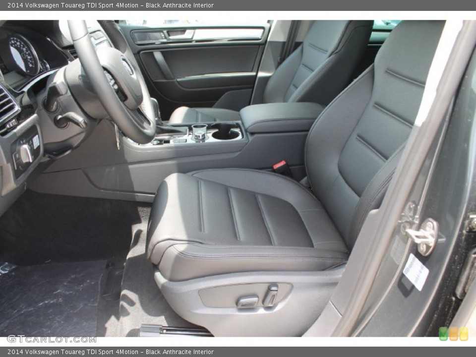 Black Anthracite Interior Photo for the 2014 Volkswagen Touareg TDI Sport 4Motion #94043716