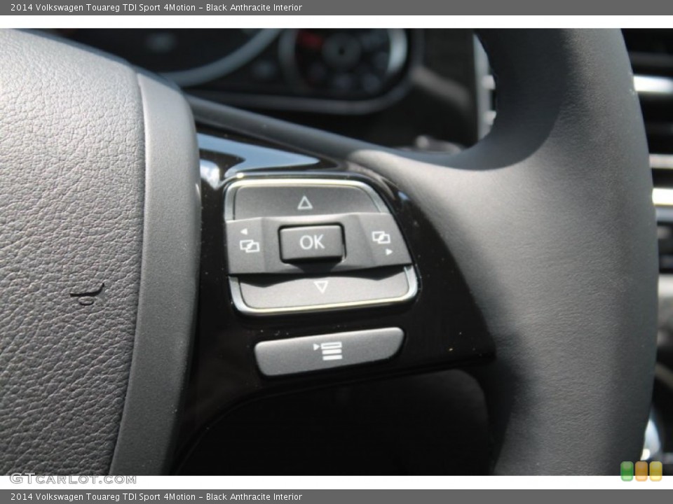 Black Anthracite Interior Controls for the 2014 Volkswagen Touareg TDI Sport 4Motion #94043917