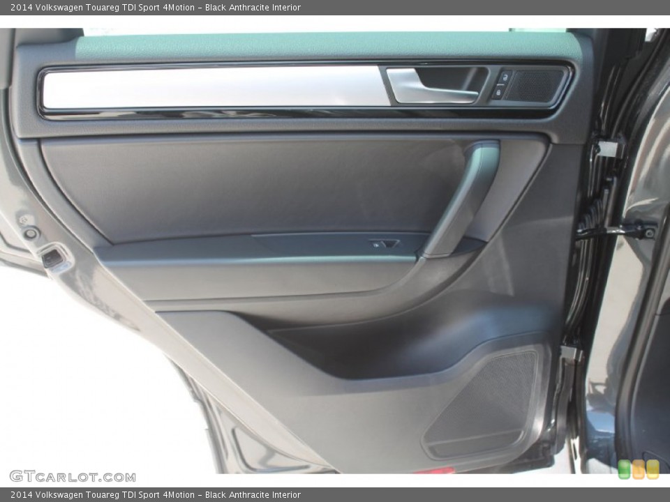 Black Anthracite Interior Door Panel for the 2014 Volkswagen Touareg TDI Sport 4Motion #94043947