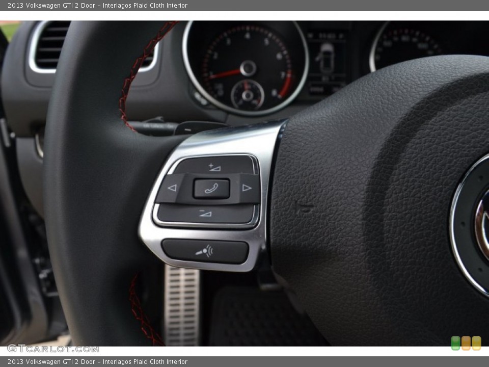 Interlagos Plaid Cloth Interior Controls for the 2013 Volkswagen GTI 2 Door #94044526