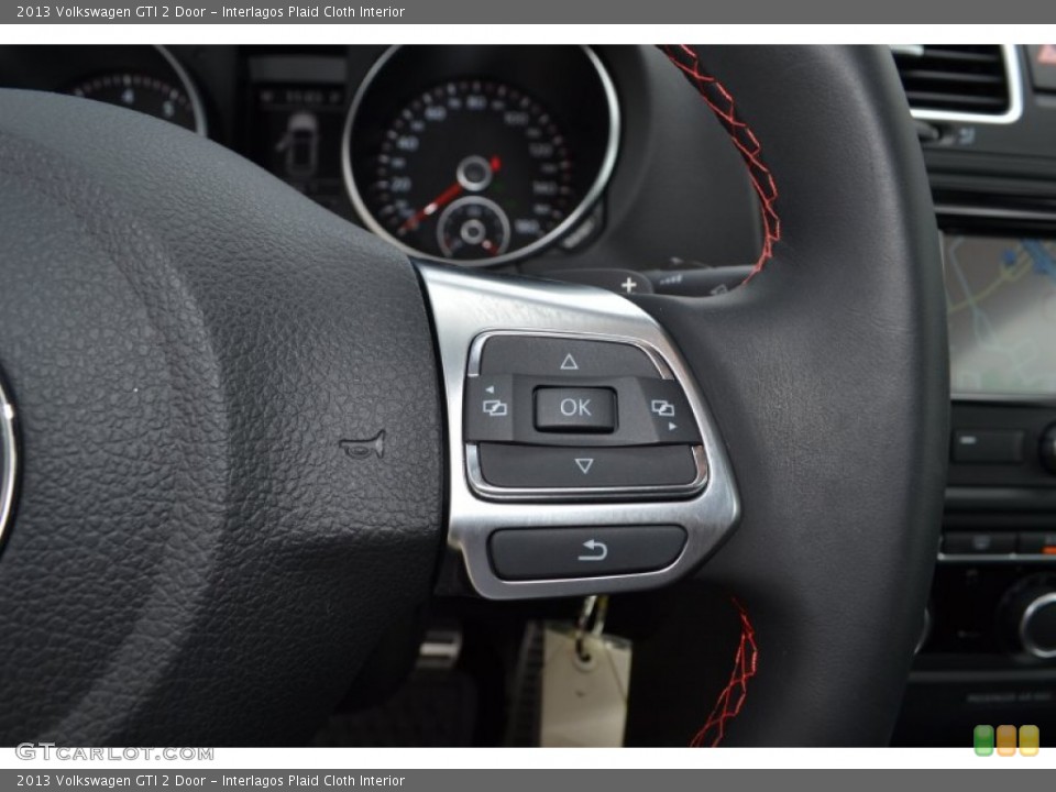 Interlagos Plaid Cloth Interior Controls for the 2013 Volkswagen GTI 2 Door #94044541