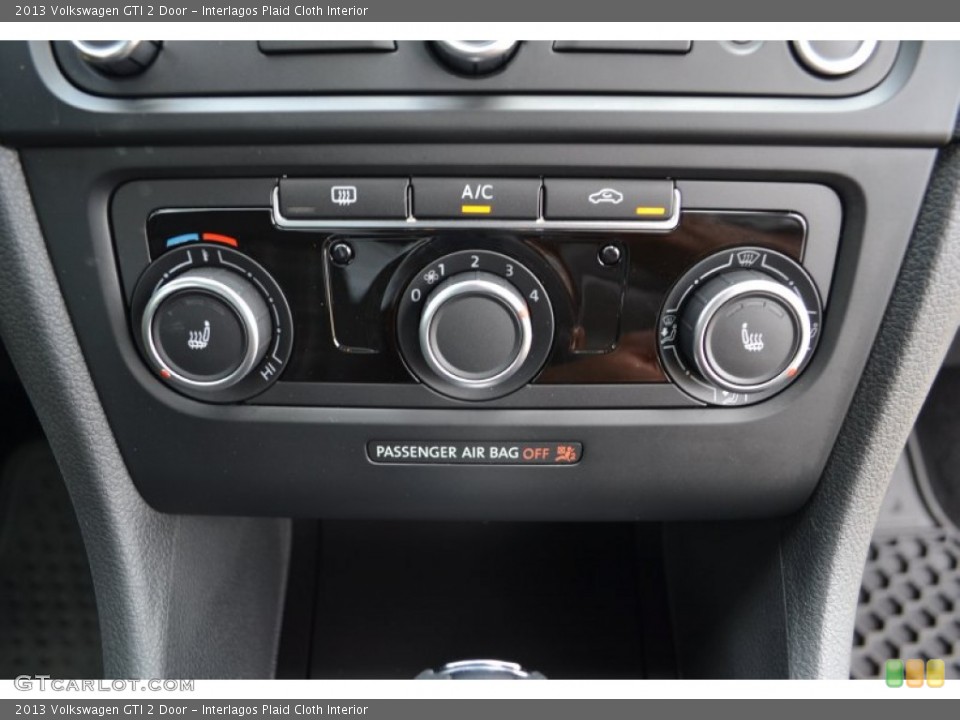 Interlagos Plaid Cloth Interior Controls for the 2013 Volkswagen GTI 2 Door #94044658