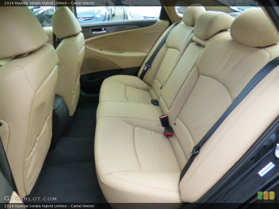 Camel Interior Rear Seat for the 2014 Hyundai Sonata Hybrid Limited #94047124