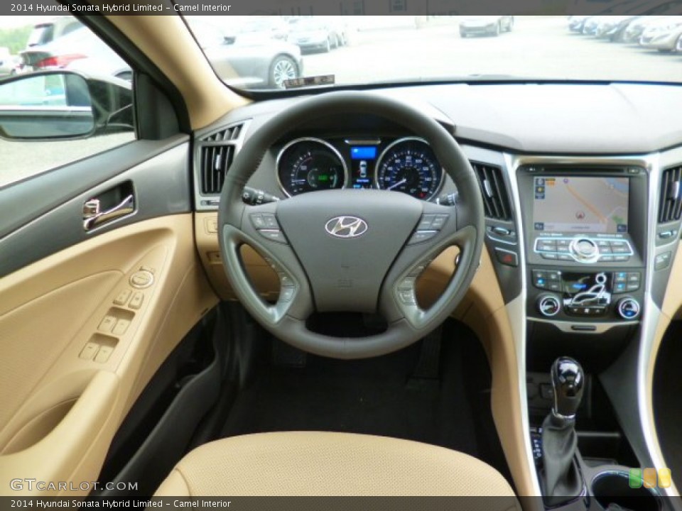 Camel Interior Dashboard for the 2014 Hyundai Sonata Hybrid Limited #94047127