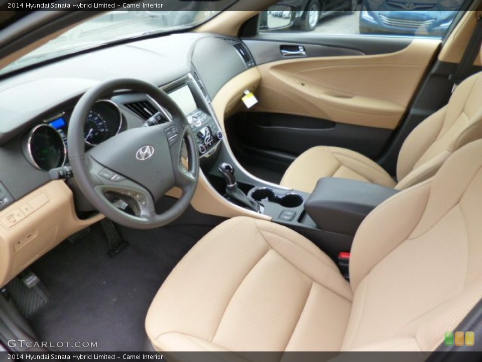 Camel Interior Prime Interior for the 2014 Hyundai Sonata Hybrid Limited #94047133
