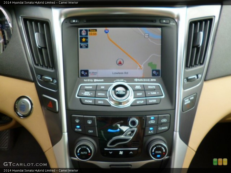 Camel Interior Controls for the 2014 Hyundai Sonata Hybrid Limited #94047139