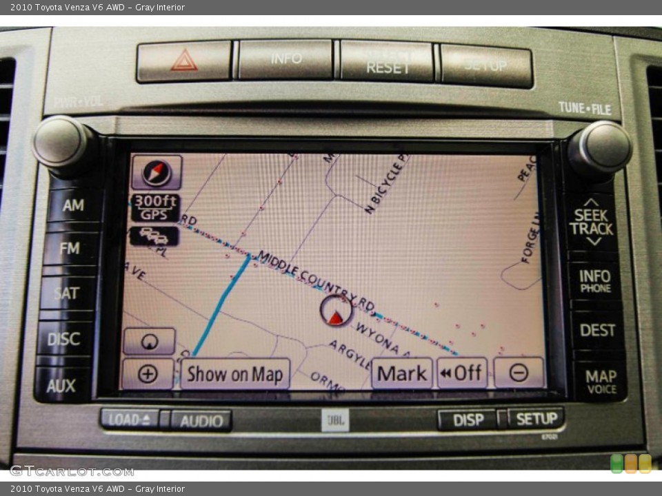 Gray Interior Navigation for the 2010 Toyota Venza V6 AWD #94050625