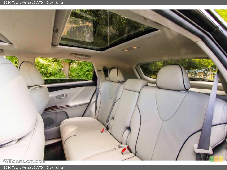 Gray Interior Rear Seat for the 2010 Toyota Venza V6 AWD #94050727