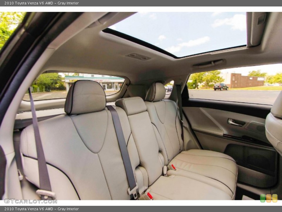 Gray Interior Rear Seat for the 2010 Toyota Venza V6 AWD #94050745