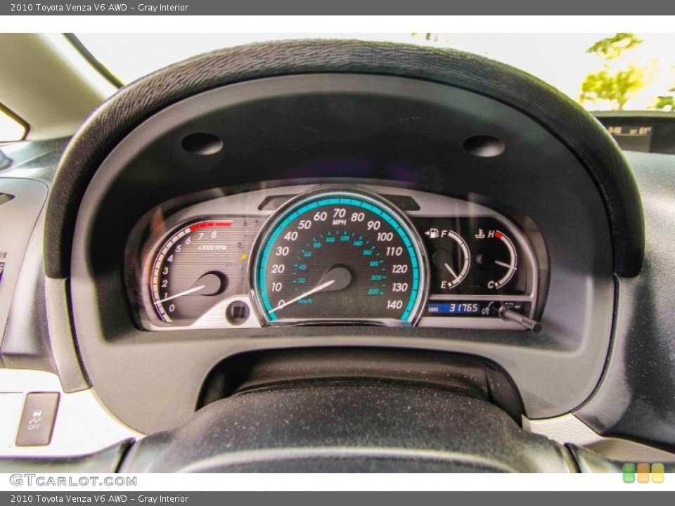 Gray Interior Gauges for the 2010 Toyota Venza V6 AWD #94050778