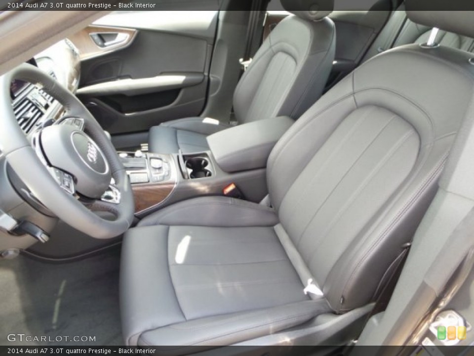 Black Interior Front Seat for the 2014 Audi A7 3.0T quattro Prestige #94052131