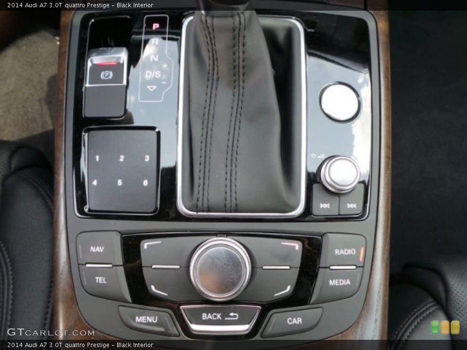 Black Interior Controls for the 2014 Audi A7 3.0T quattro Prestige #94052224