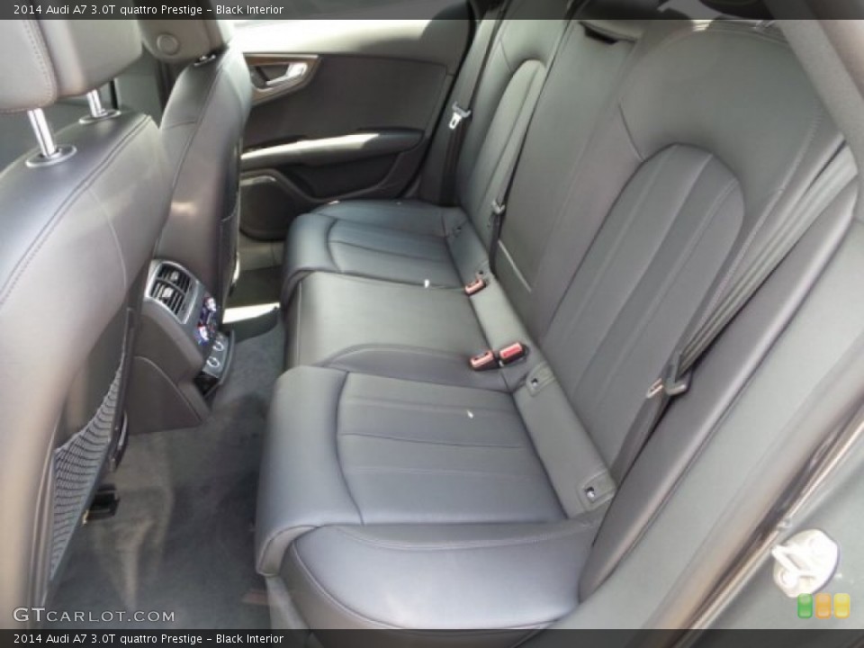 Black Interior Rear Seat for the 2014 Audi A7 3.0T quattro Prestige #94052269
