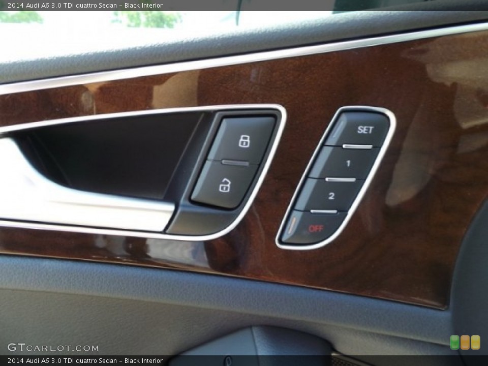 Black Interior Controls for the 2014 Audi A6 3.0 TDI quattro Sedan #94052468