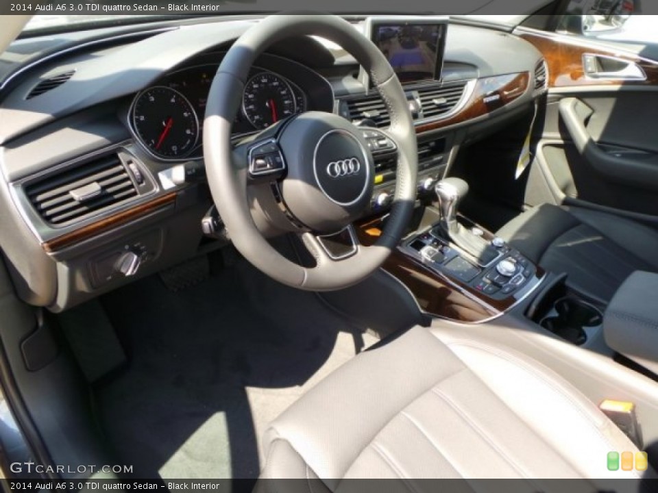 Black Interior Photo for the 2014 Audi A6 3.0 TDI quattro Sedan #94052491