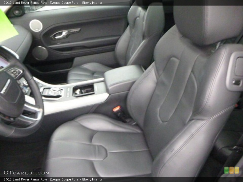 Ebony Interior Front Seat for the 2012 Land Rover Range Rover Evoque Coupe Pure #94056138