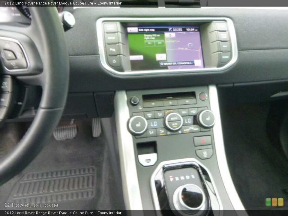 Ebony Interior Controls for the 2012 Land Rover Range Rover Evoque Coupe Pure #94056291