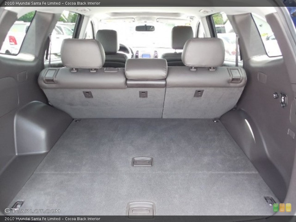 Cocoa Black Interior Trunk for the 2010 Hyundai Santa Fe Limited #94064946