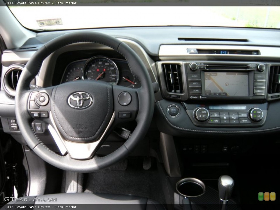 Black Interior Dashboard for the 2014 Toyota RAV4 Limited #94069134