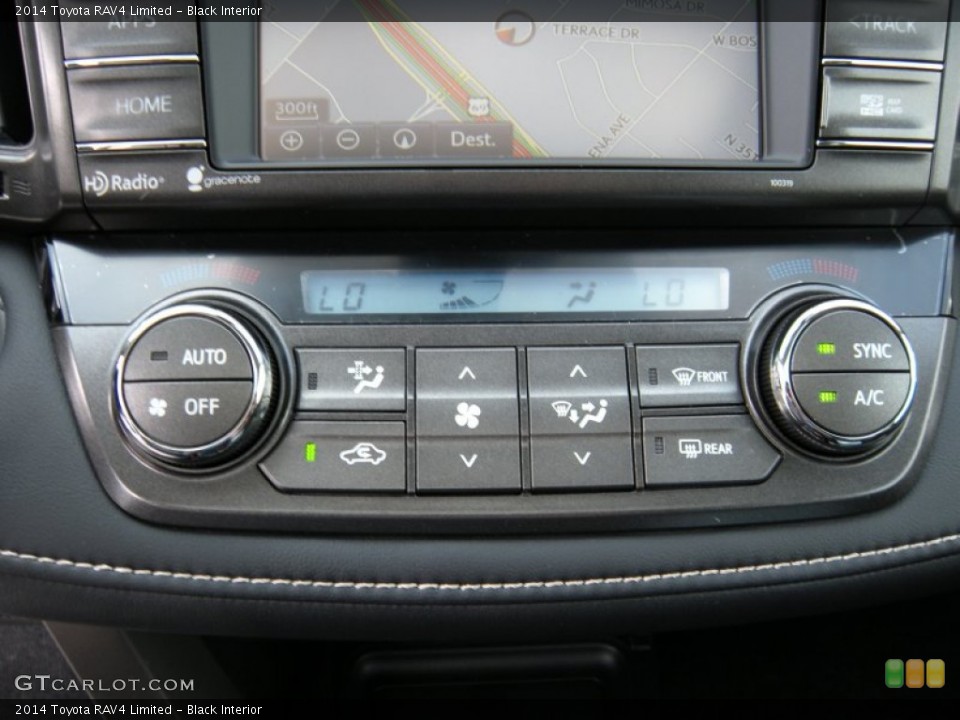Black Interior Controls for the 2014 Toyota RAV4 Limited #94069194
