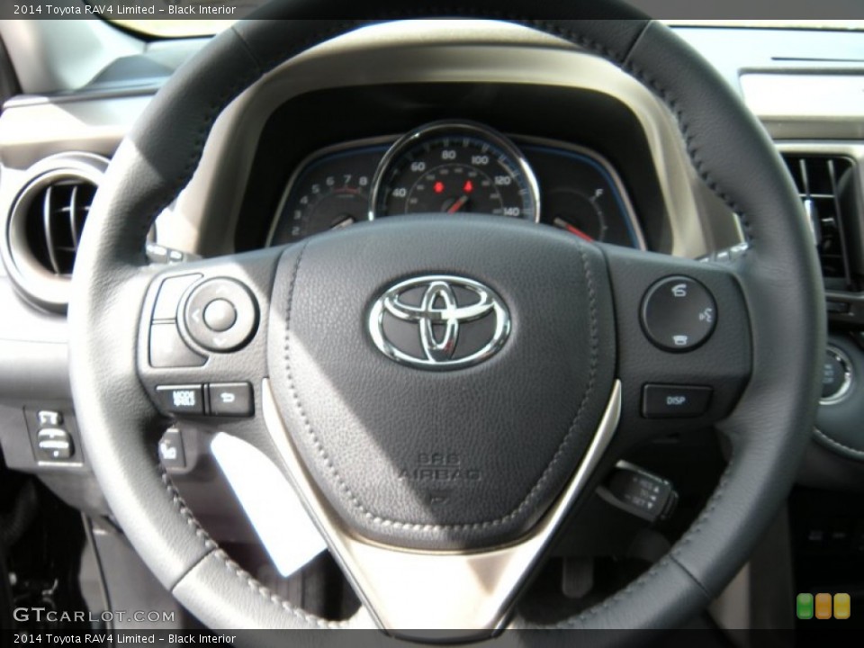 Black Interior Steering Wheel for the 2014 Toyota RAV4 Limited #94069278