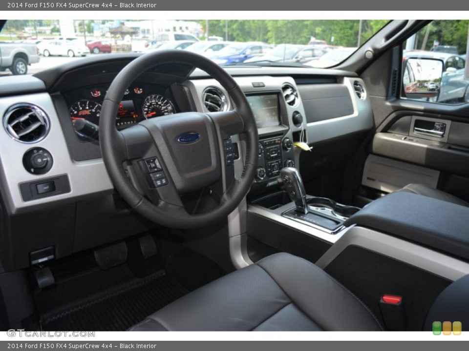 Black Interior Prime Interior for the 2014 Ford F150 FX4 SuperCrew 4x4 #94069701