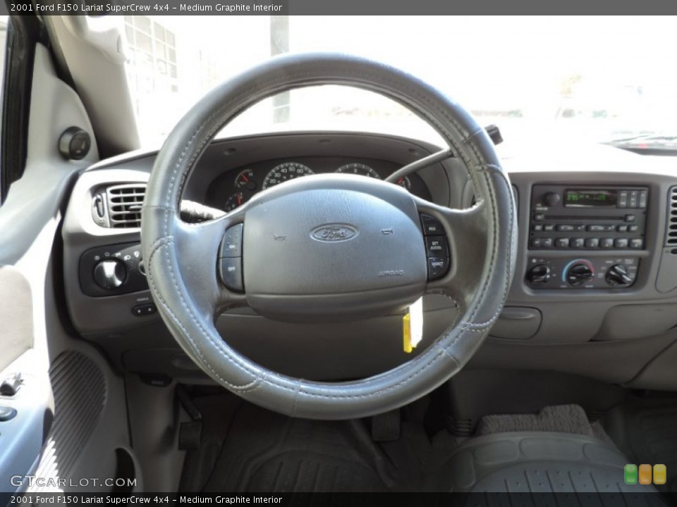 Medium Graphite Interior Dashboard for the 2001 Ford F150 Lariat SuperCrew 4x4 #94080267