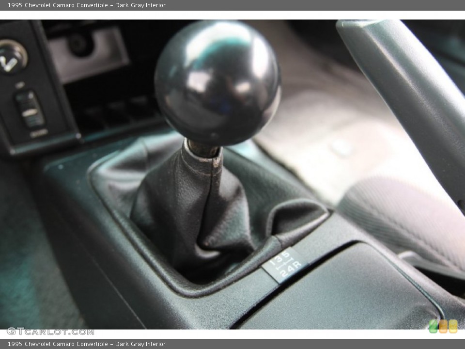 Dark Gray Interior Transmission for the 1995 Chevrolet Camaro Convertible #94080921
