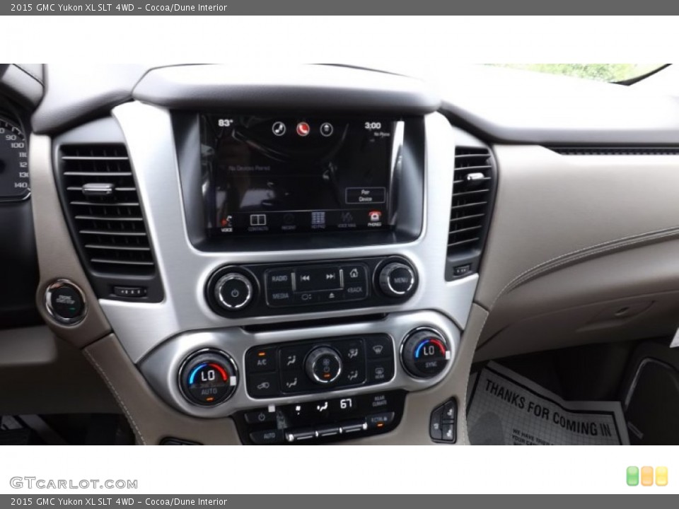 Cocoa/Dune Interior Controls for the 2015 GMC Yukon XL SLT 4WD #94082823