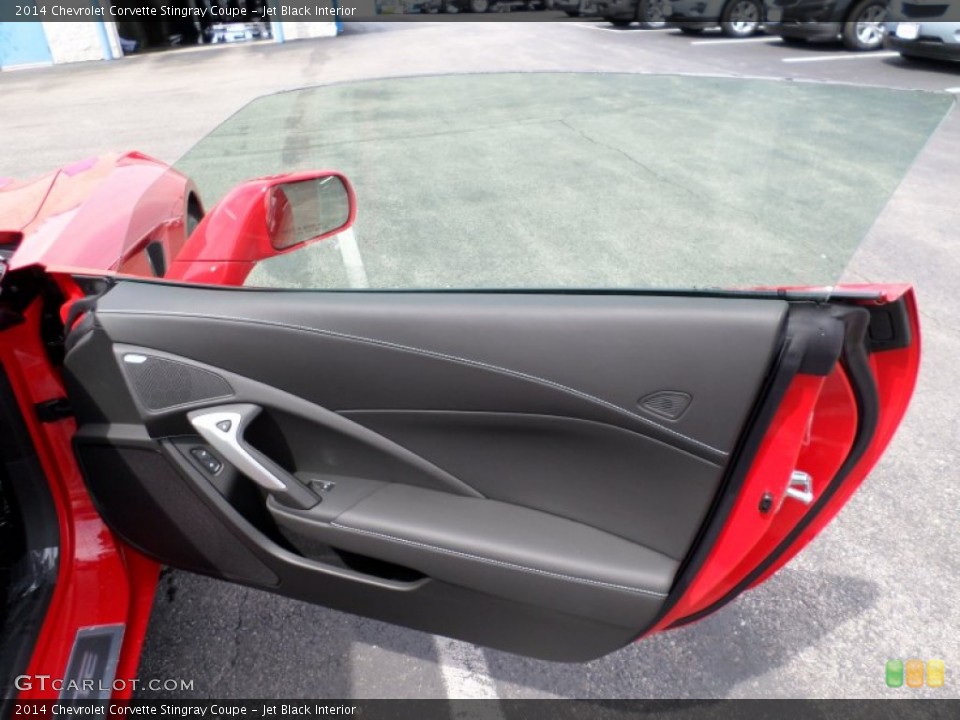 Jet Black Interior Door Panel for the 2014 Chevrolet Corvette Stingray Coupe #94084518